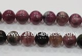 CTO64 15.5 inches 9mm round natural tourmaline gemstone beads