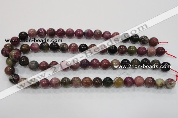 CTO64 15.5 inches 9mm round natural tourmaline gemstone beads