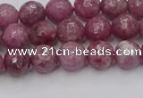 CTO657 15.5 inches 6mm faceted round Chinese tourmaline beads