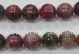 CTO66 15.5 inches 12mm round natural tourmaline gemstone beads