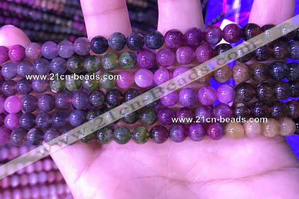 CTO667 15.5 inches 6mm round natural tourmaline gemstone beads