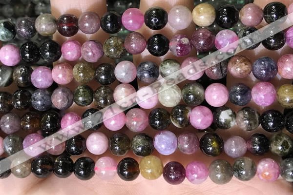 CTO687 15.5 inches 6mm round tourmaline beads wholesale