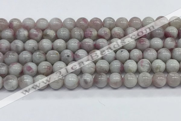 CTO692 15.5 inches 8mm round pink tourmaline gemstone beads