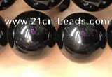 CTO704 15.5 inches 12mm round black tourmaline beads wholesale