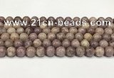 CTO721 15.5 inches 8mm round Chinese tourmaline beads