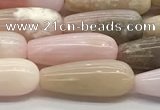 CTR150 15.5 inches 6*16mm teardrop natural pink opal beads
