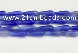 CTR426 15.5 inches 10*30mm teardrop agate beads wholesale