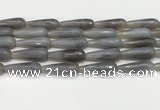 CTR450 15.5 inches 10*30mm faceted teardrop agate beads wholesale