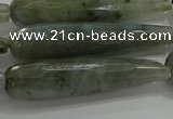 CTR65 15.5 inches 10*40mm faceted teardrop labradorite beads