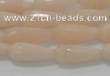 CTR96 15.5 inches 8*20mm faceted teardrop pink aventurine beads