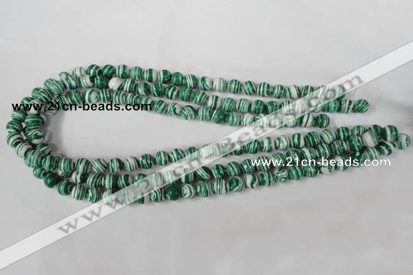 CTU1127 15.5 inches 8mm round synthetic turquoise beads wholesale