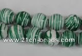 CTU1128 15.5 inches 10mm round synthetic turquoise beads wholesale