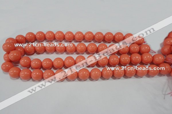 CTU1315 15.5 inches 12mm round synthetic turquoise beads