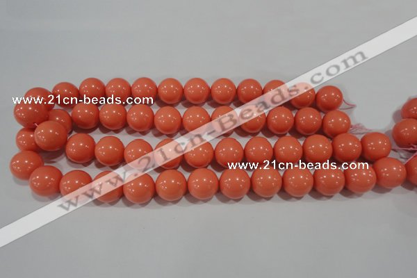 CTU1317 15.5 inches 16mm round synthetic turquoise beads