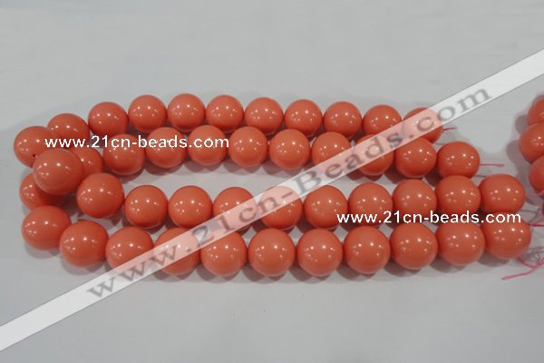 CTU1318 15.5 inches 18mm round synthetic turquoise beads