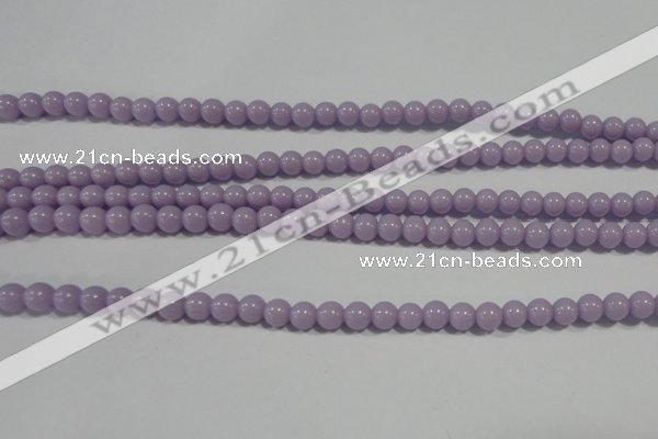 CTU1400 15.5 inches 3mm round synthetic turquoise beads