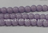 CTU1401 15.5 inches 4mm round synthetic turquoise beads