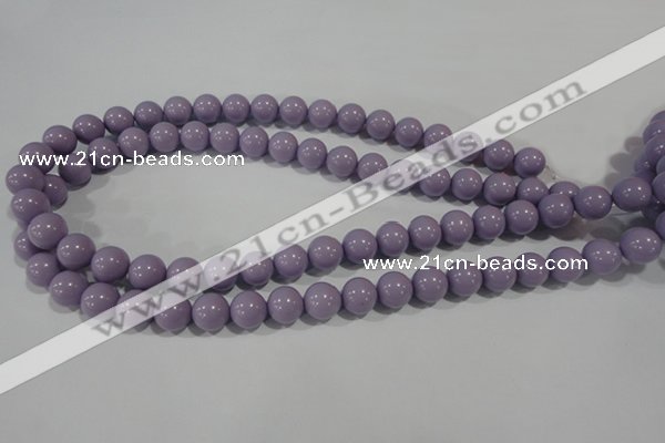 CTU1403 15.5 inches 8mm round synthetic turquoise beads