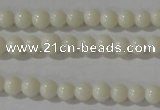 CTU1430 15.5 inches 3mm round synthetic turquoise beads