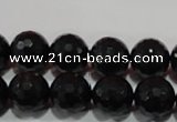 CTU1486 15.5 inches 14mm faceted round synthetic turquoise beads