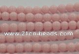 CTU1501 15.5 inches 4mm round synthetic turquoise beads