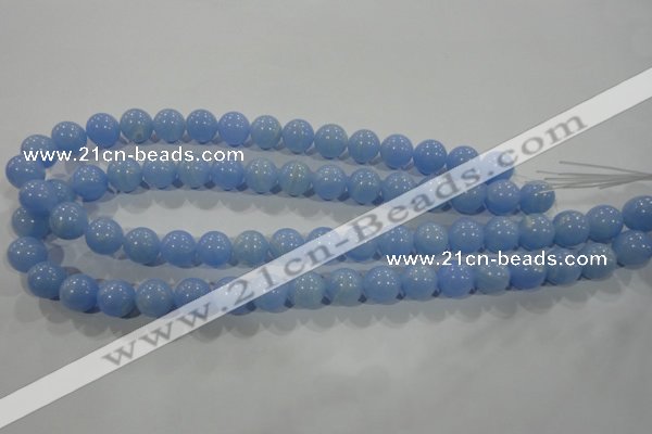 CTU1734 15.5 inches 10mm round synthetic turquoise beads