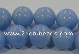 CTU1738 15.5 inches 18mm round synthetic turquoise beads