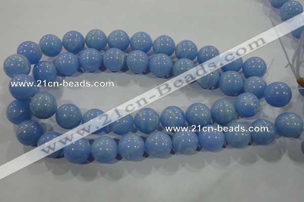 CTU1738 15.5 inches 18mm round synthetic turquoise beads