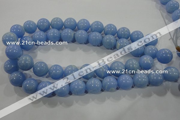 CTU1739 15.5 inches 20mm round synthetic turquoise beads