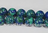 CTU1814 15.5 inches 10mm round synthetic turquoise beads