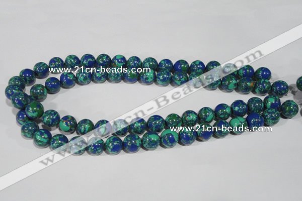 CTU1815 15.5 inches 12mm round synthetic turquoise beads