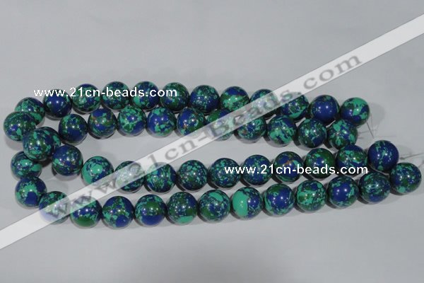 CTU1818 15.5 inches 18mm round synthetic turquoise beads