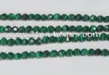 CTU1821 15.5 inches 4mm faceted round synthetic turquoise beads