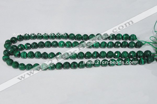 CTU1823 15.5 inches 8mm faceted round synthetic turquoise beads