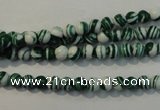 CTU2040 15.5 inches 4mm round synthetic turquoise beads