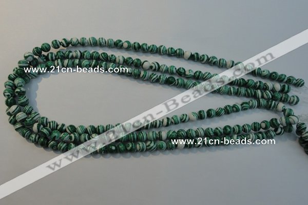 CTU2041 15.5 inches 6mm round synthetic turquoise beads