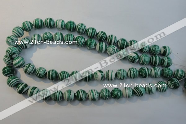 CTU2044 15.5 inches 12mm round synthetic turquoise beads