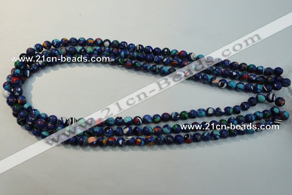 CTU2071 15.5 inches 6mm round synthetic turquoise beads