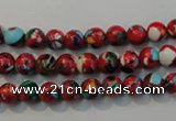 CTU2181 15.5 inches 6mm round synthetic turquoise beads