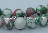 CTU226 16 inches 12mm round imitation turquoise beads wholesale