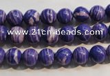 CTU2262 15.5 inches 8mm round synthetic turquoise beads
