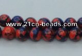 CTU230 16 inches 8mm round imitation turquoise beads wholesale