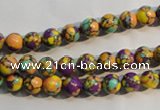 CTU2321 15.5 inches 6mm round synthetic turquoise beads