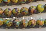 CTU2323 15.5 inches 10mm round synthetic turquoise beads