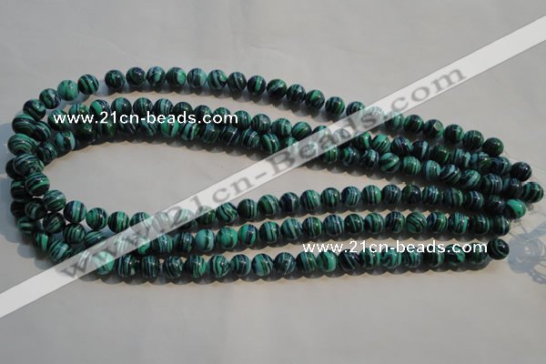 CTU2403 15.5 inches 6mm round synthetic turquoise beads