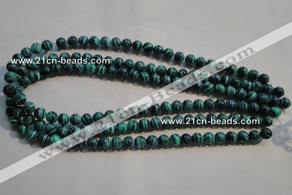 CTU2404 15.5 inches 8mm round synthetic turquoise beads