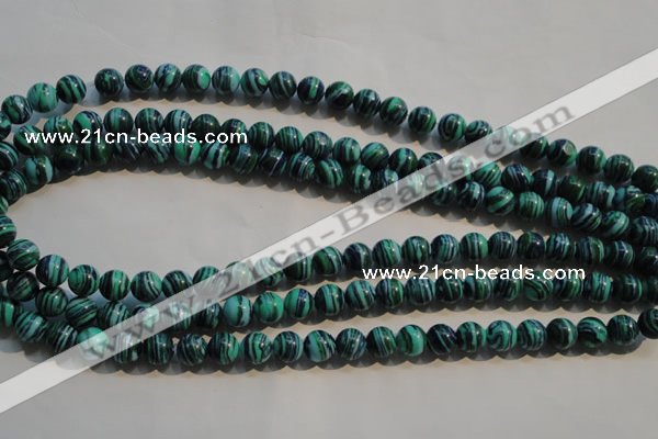 CTU2405 15.5 inches 10mm round synthetic turquoise beads