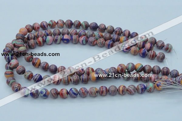 CTU241 16 inches 10mm round imitation turquoise beads wholesale