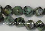 CTU2461 15.5 inches 6*6mm cube African turquoise beads wholesale