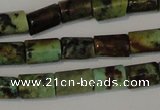 CTU2463 15.5 inches 4*6mm tube African turquoise beads wholesale